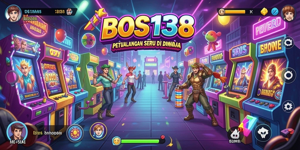 Tampilan gameplay penuh aksi dalam BOS138 yang seru dan menantang.