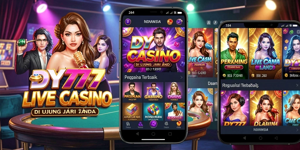 Screenshot gameplay DY777 menampilkan aksi seru Live Casino langsung.