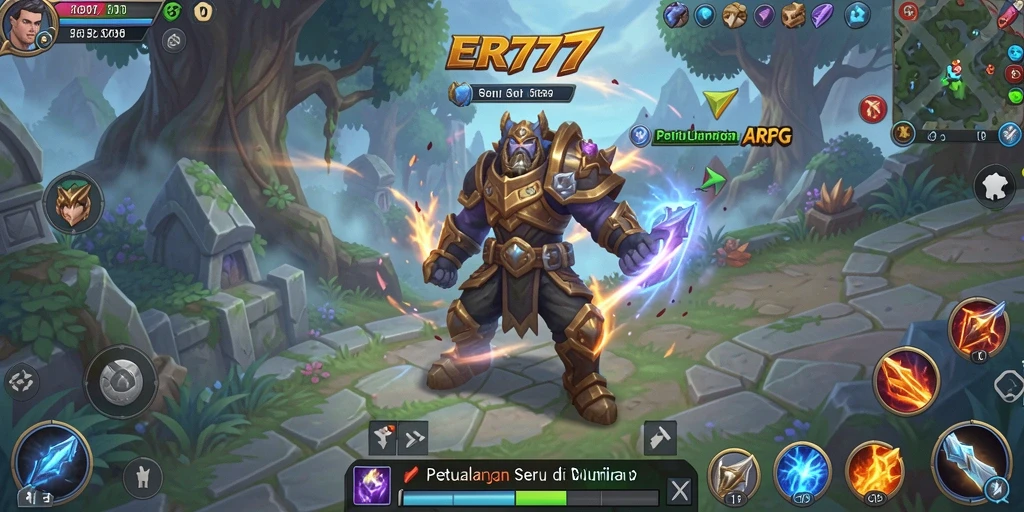 Tampilan gameplay seru dan grafis memukau dari ER777.
