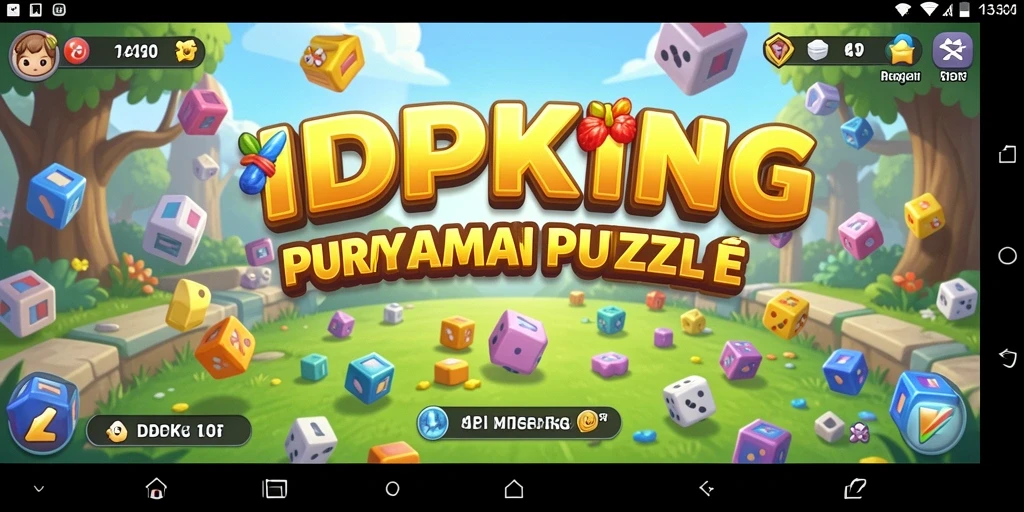 Screenshot gameplay <strong>IDPKING</strong> menunjukkan tantangan puzzle yang menarik.