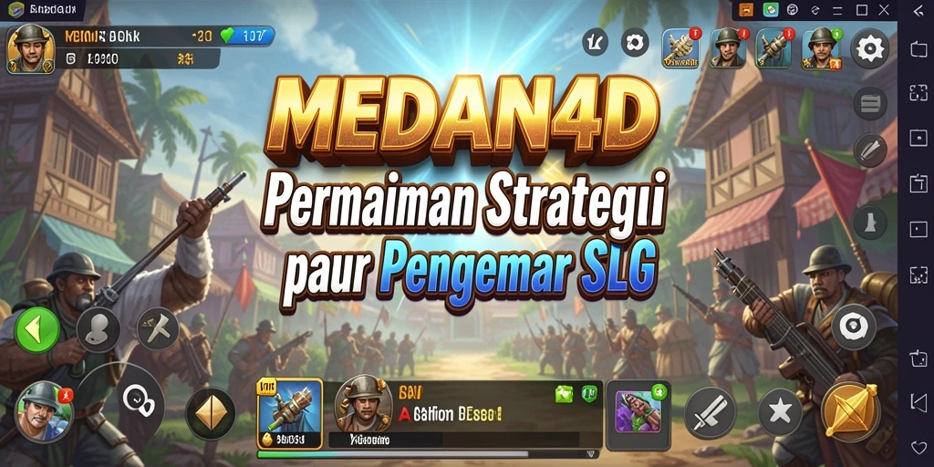 Tampilan menarik dari gameplay strategis yang mendebarkan di MEDAN4D.