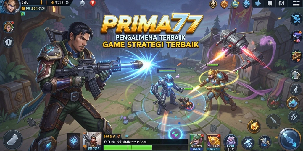 Tangkapan layar gameplay PRIMA77 dengan aksi strategi yang mendebarkan.
