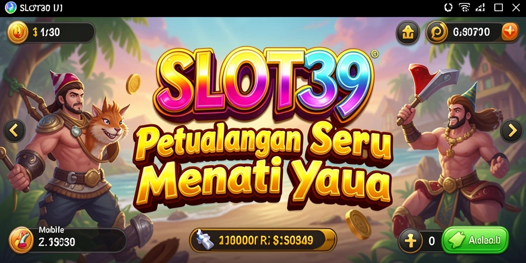Gameplay SLOT39 menampilkan aksi petualangan yang mendebarkan dan dunia yang luas.