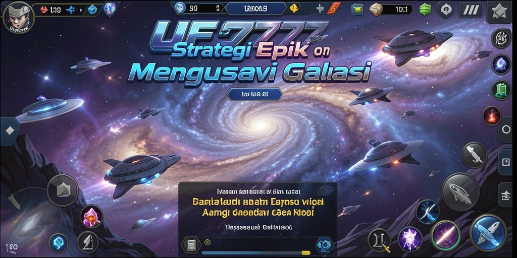 Screenshot gameplay <strong>UFO777</strong> menunjukkan aksi strategi galaksi yang mendebarkan.